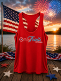 OnlyTrails Women's Dry-Fit Racerback Tank – Limited Edition 4th of July